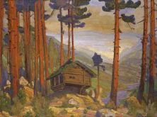 Haga click para ver la imagen ampliada solveig`s song hut in the woods.jpg